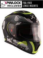 Axor Apex Street Camo Neon Solskjerm Pinlock Included Mc Hjelm - Mcv