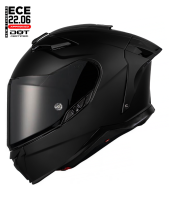 Darkrider Echo Sv 22-06 Matt Black Mc Hjelm Mcv