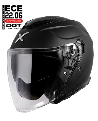 Stealthpilot Axor Jet Sv Black Matt Ece22-06 Jet Mc Hjelm Mcv