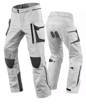 Premium Dynatech Grey Kevlar 17092:2020 Vanntett Mc Allværsbukser