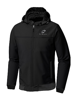 Black Premium Soft Shell Motorcycle Hoodie Black Ce-A Motorsykkeljakke