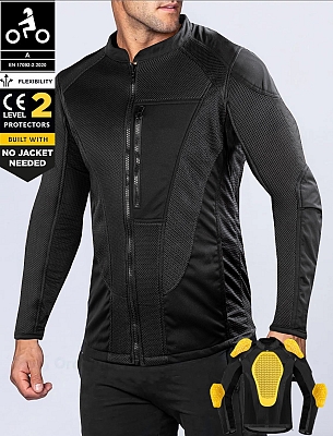 Armourguard Summer Diamondy Ce-1 17092:2020 Mesh Motorsykkeljakke