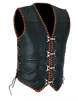 Anarcho Club Orangerib Vest Skinnvest