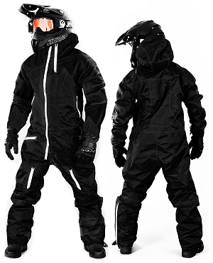 Evolution Base Black White Overall Atv/Snøskuter Allvær Overall