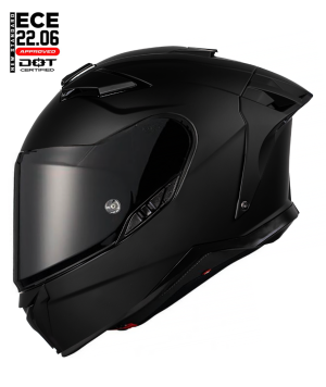 Darkrider Echo Sv 22-06 Matt Black Mc Hjelm Mcv
