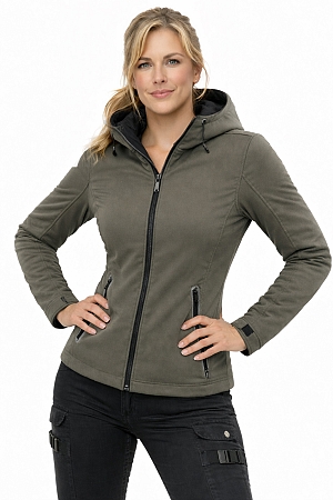 Lady Bandit Armor Sandolive Softshell Ce-Aa Allvær Motorsykkeljakke