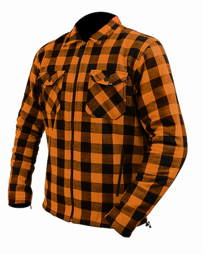 Ata Flannel Glideslag Retro Hd Kev01 Nivå 2 Protector Ce Protectors Mc Shirt 8544