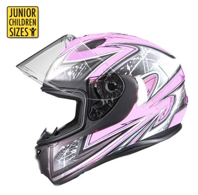 Sa03 Junior Pink Shiny Mc Hjelm