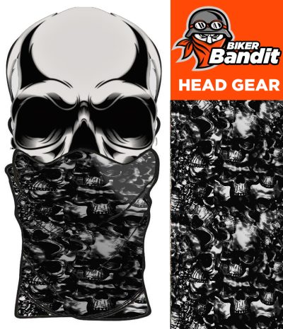 Skull Camo Bandanna Hals Tube Hals Varmere Balaclava