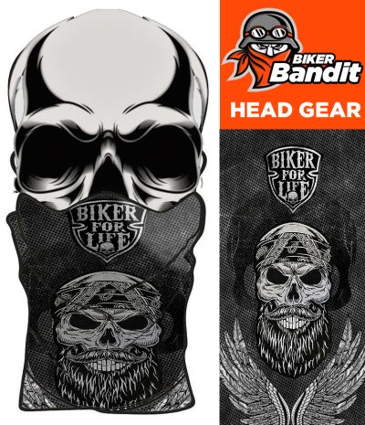 Biker For Life Bandanna Hals Tube Hals Varmere Balaclava