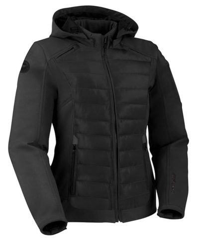 Lady Softshell Jc75 Urban Sort Allvær Motorsykkeljakke