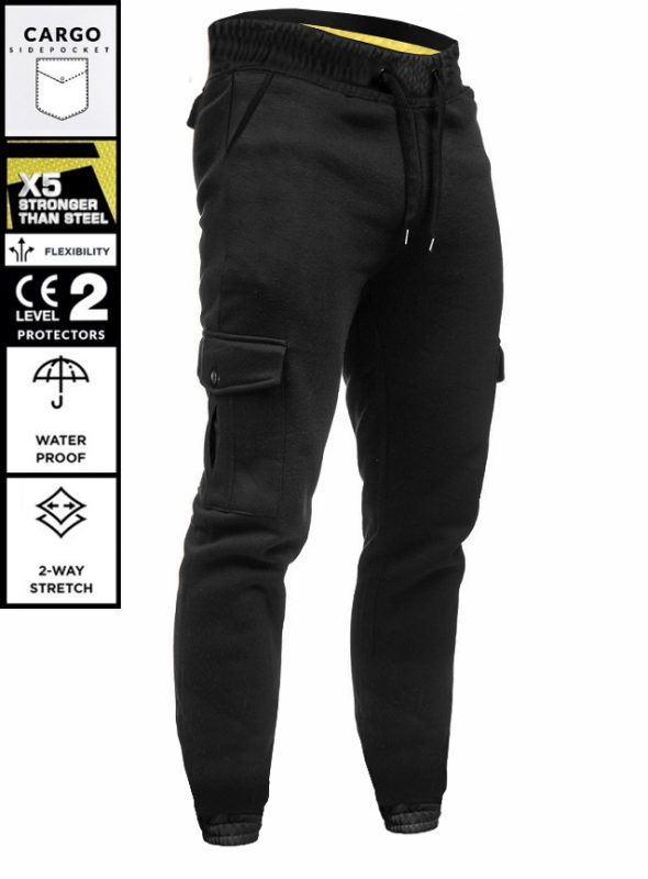 Cargo Touring Vanntett Ce 17092 Sweapant Biker Soft Pants Mc Pants Mcv