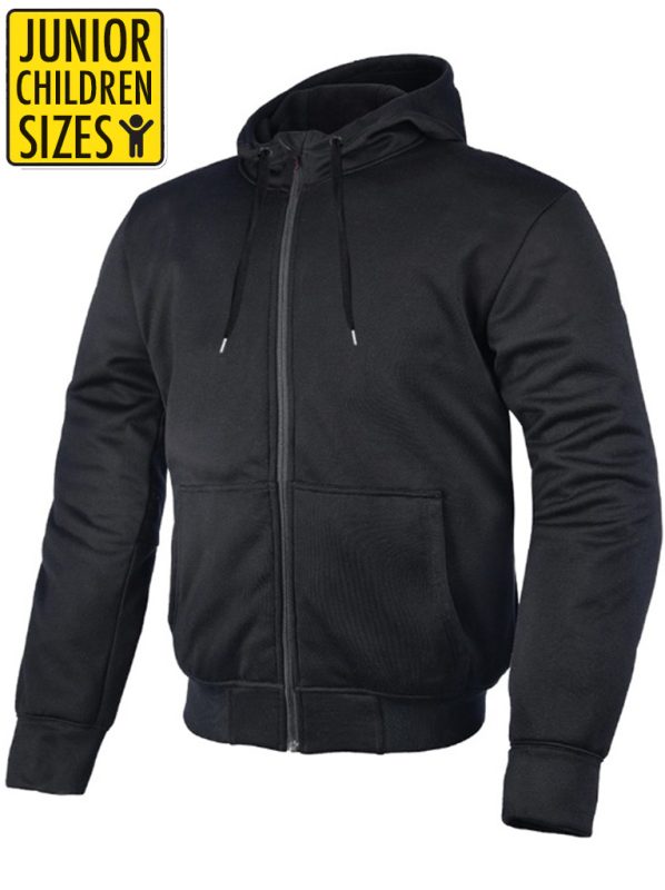 Junior / Barn Kevlar Hoodie Ce Aa 17092:2020 Svart Mc Hoodie - Mcv