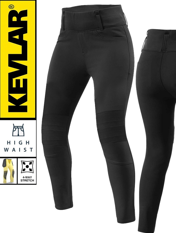 Dame Kevlar Leggings Helt Kevlar Ce 17092 Biker Mc Pants - Mcv