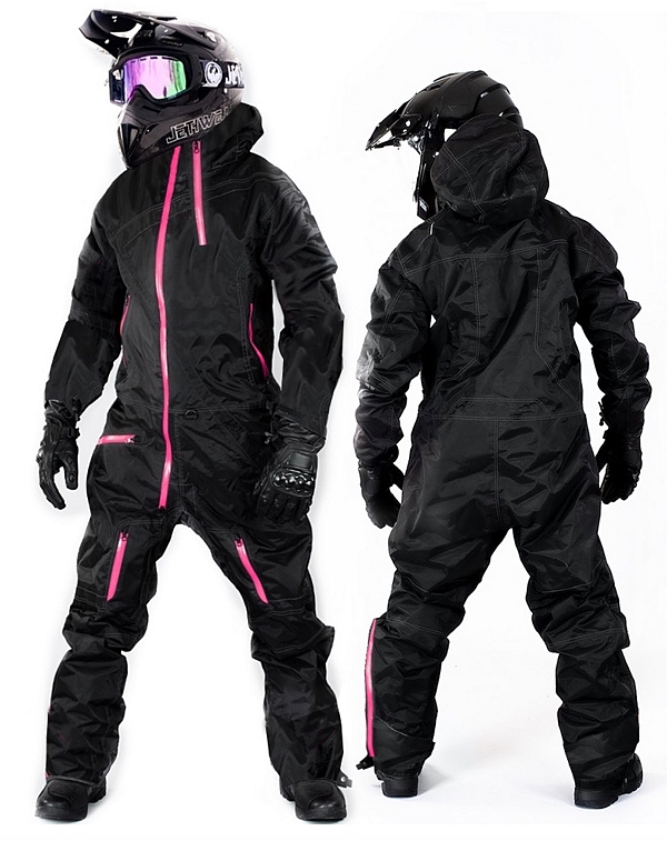 Lady Evolution Base Black Pink Overall Atv/Snøskuter Allvær Overall