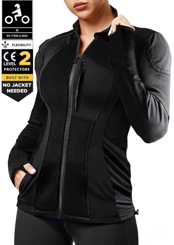 Lady Armourguard Summer Diamondy Ce-1 17092:2020 Mesh Motorsykkeljakke