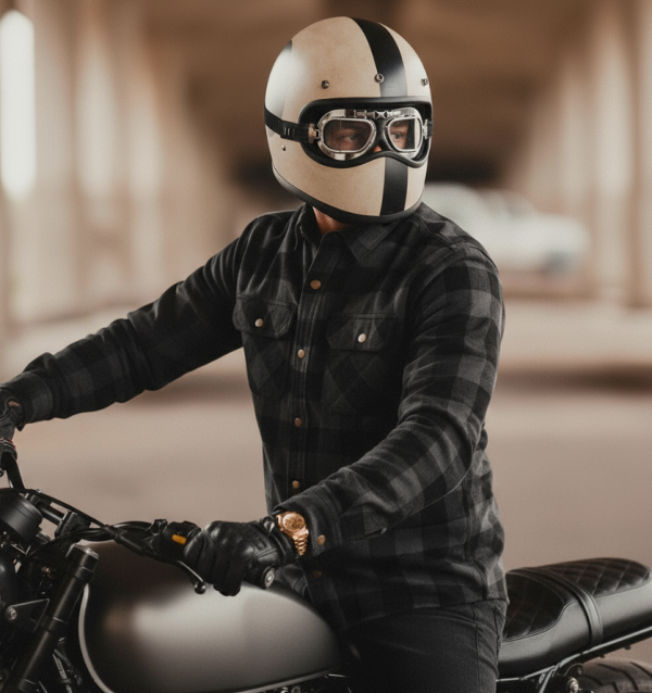 Kevlar Skjorte Darkgrey Ce 17092:2020 Flannel Mc Shirt - Mcv