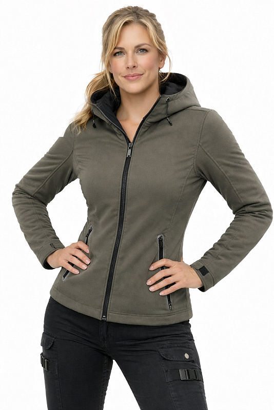 Lady Bandit Armor Sandolive Softshell Ce-Aa Allvær Motorsykkeljakke
