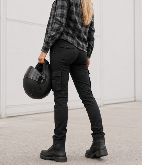 Lady Cargo Touring Vanntett Ce 17092 Leggings Biker Mc Pants Mcv