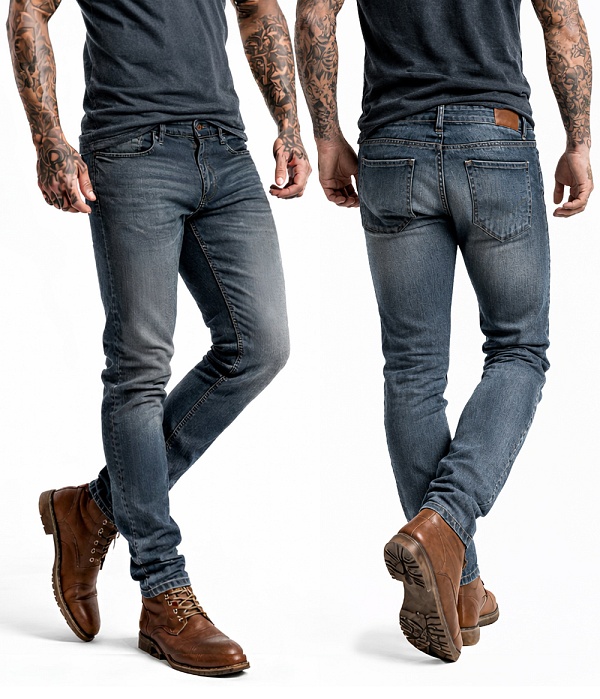 T-Exit Cruiser V4 Wp Dirtyblue Jaguar-Aa Kevlar Mc Jeans Mcv
