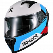 Shox Rapid Turbo Gloss Blue White Red Sv Integral Mc Hjelm