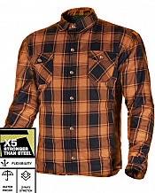 Flannel Premium Orange VandtÆt Mc-shirt