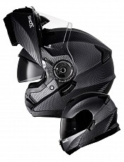 Shox Destination Matt Carbon Flip Front Ece R22.06 Mc Hjelm