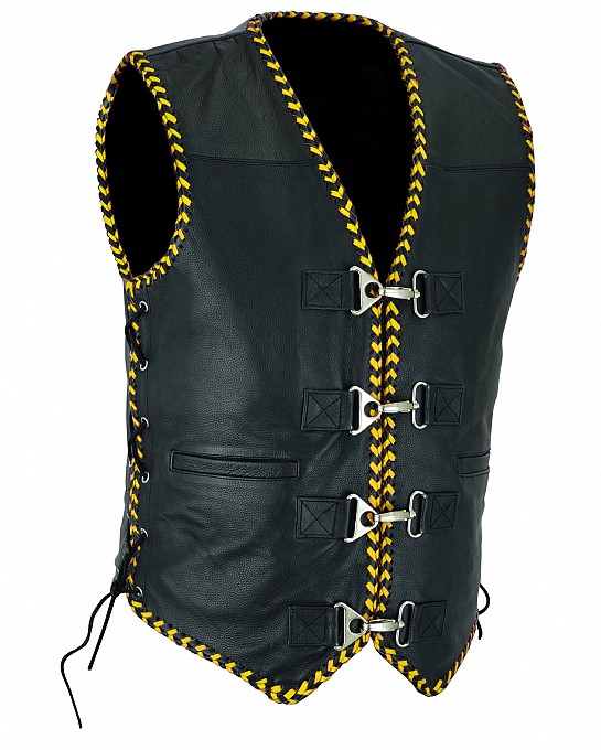 Anarcho Club Yellowrib Vest Skinnvest