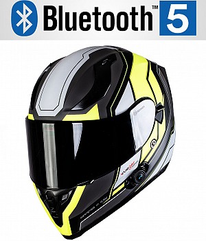 Bluetooth Featherlight Matt Neon Sv Rt-826bl Mc Hjelm