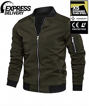 Kevlar Bomberjakke Ce Aa 17092:2020 Army Green Mc Jacket - Mcv