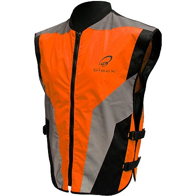 Sort Reflex Orange 5220-1904 Refleksvest