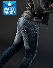 Lady Waterproof Commander Dirtyblue Mc Jeans Bukse Ld3