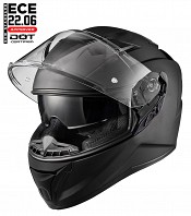 Darkrider Echo Sv 22-06 Matt Black Mc Hjelm Mcv