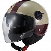 Shox Interceptor Sv Ranger Open Face Gloss Burgundy Sand Jet Mc Hjelm